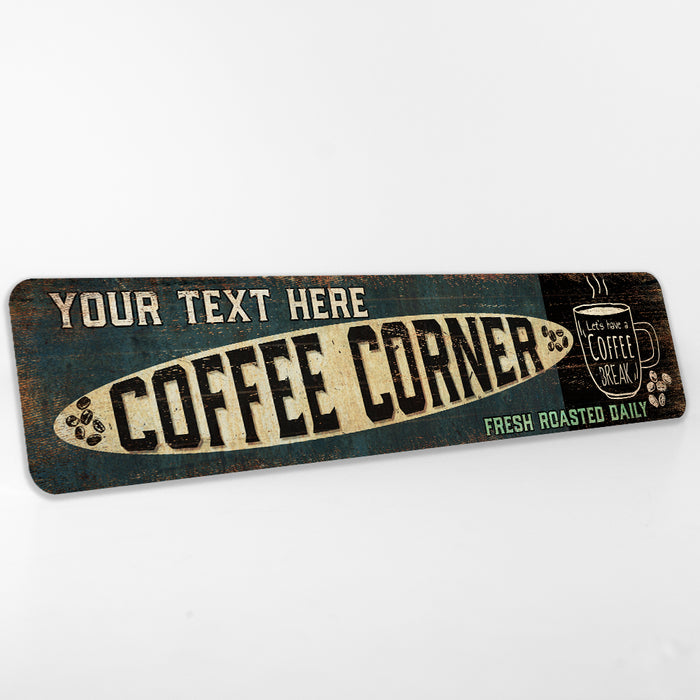 Personalized Coffee Corner Bar Sign 104182002040