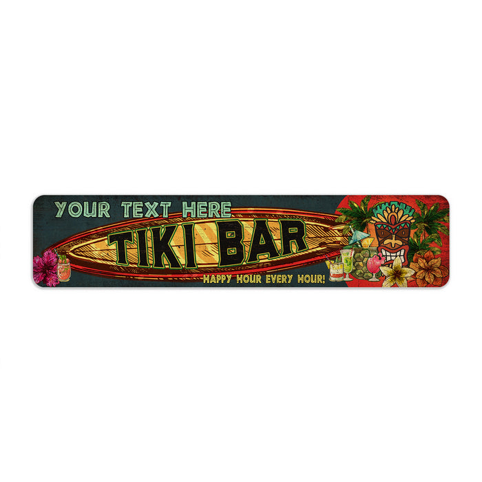 Personalized Tiki Bar Backyard Sign 104182002044