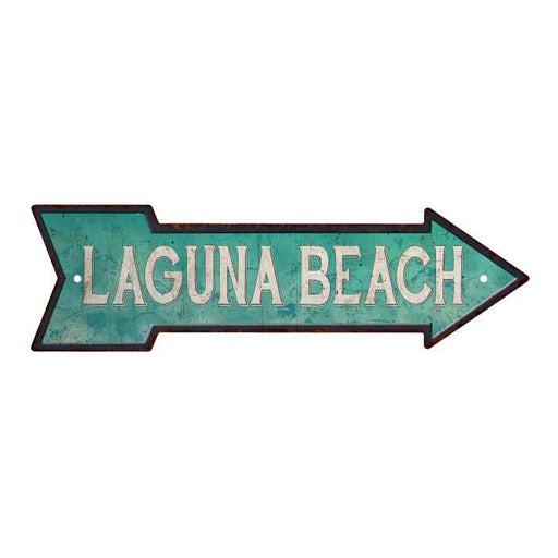 Laguna Beach Rt Arrow Vintage Looking Beach House Metal Sign 5x17 205170001002
