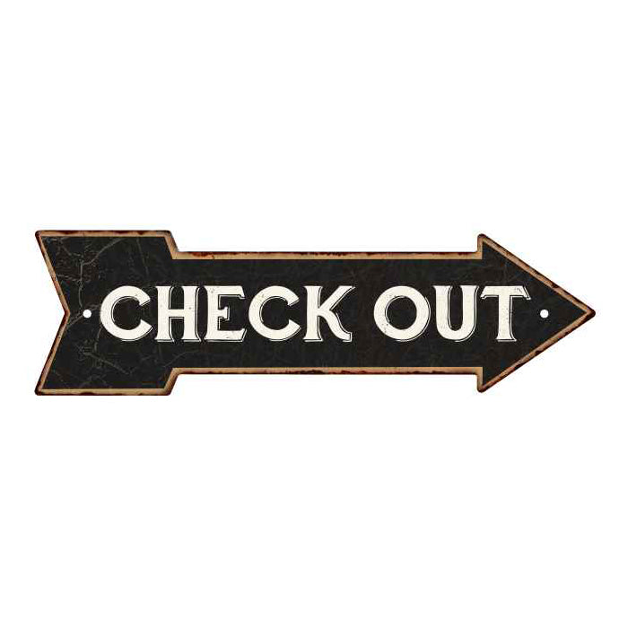 Check Out Black Rt Arrow Vintage Looking Metal Sign 5x17 205170003019