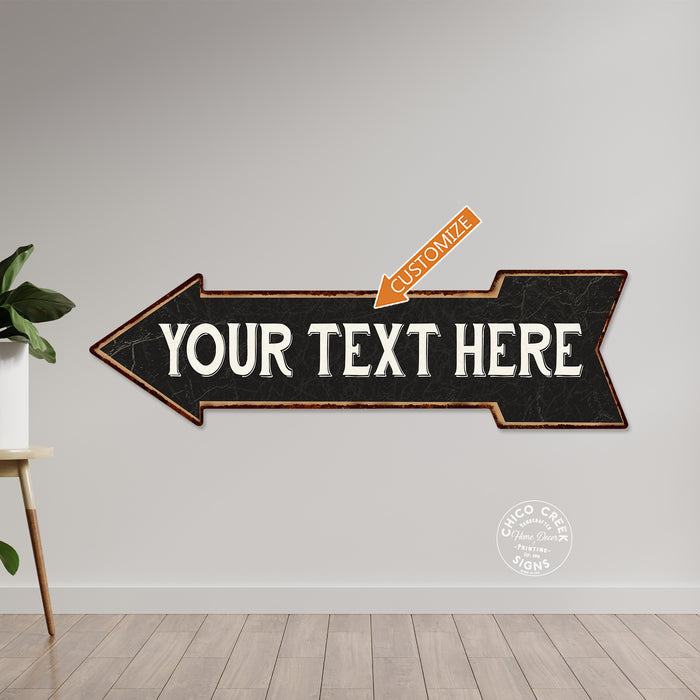 Personalized Arrow Sign Left Or Right This Way Mail Deliveries Pointing Home Decor 105170003001