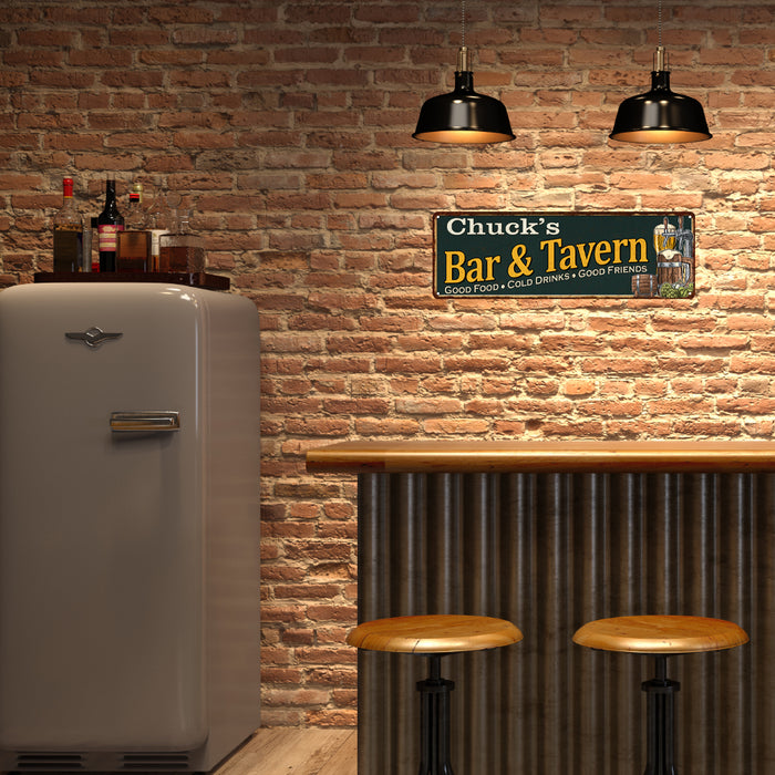 Personalized Bar and Tavern Green Sign Man Cave 106180003001