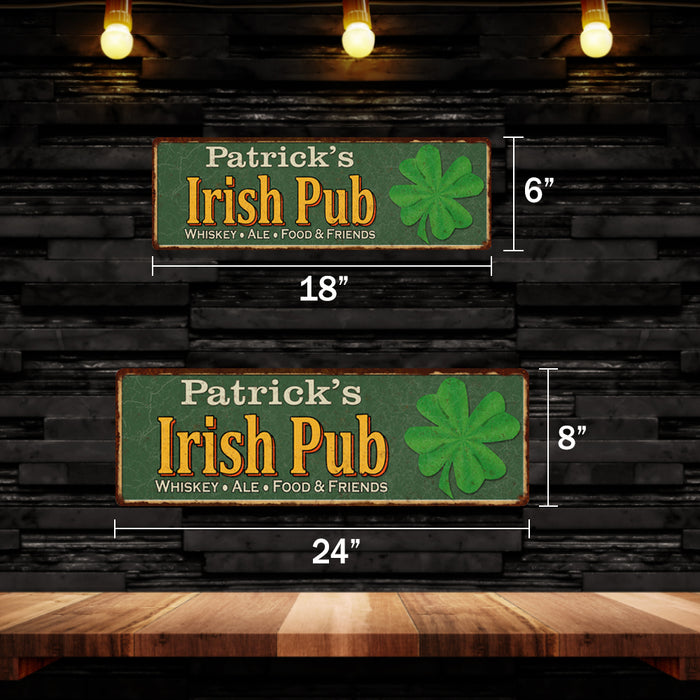 Personalized Irish Pub Metal Sign Bar Man Cave 106180010001