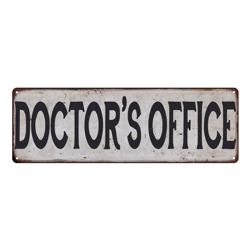 DOCTOR'S OFFICE Vintage Look Rustic 6x18 Metal Sign Chic Retro 106180035152