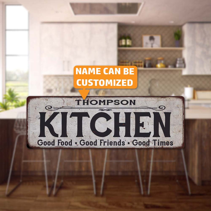 Personalized Kitchen Metal Sign 106180039001