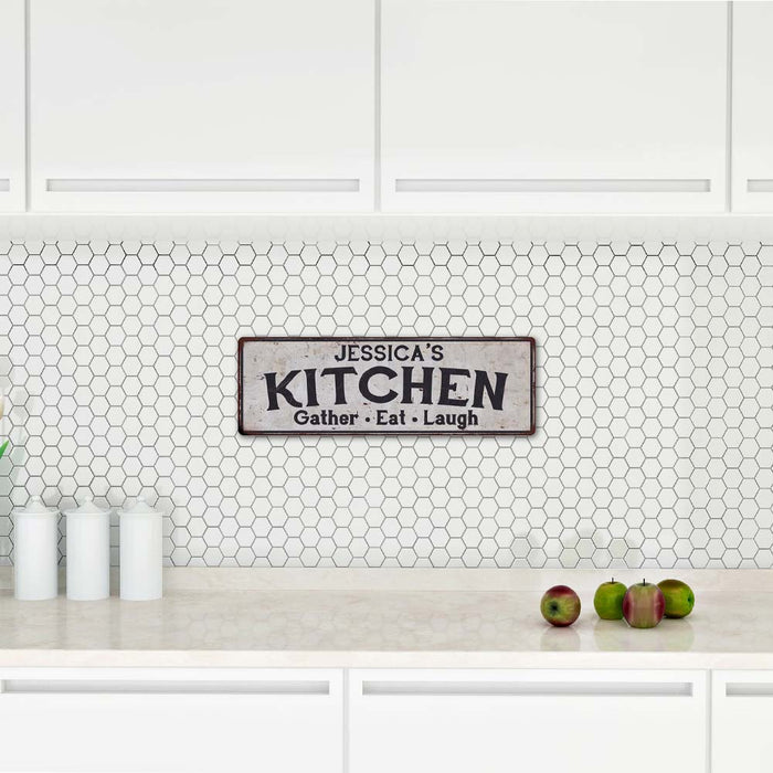 Personalized NAME Kitchen Rustic Sign 106180051001