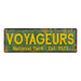 Voyageurs National Park Rustic Metal 6x18 Sign Cabin Wall Decor 106180057018