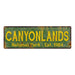 Canyonlands National Park Rustic Metal 6x18 Sign Cabin Wall Decor 106180057024