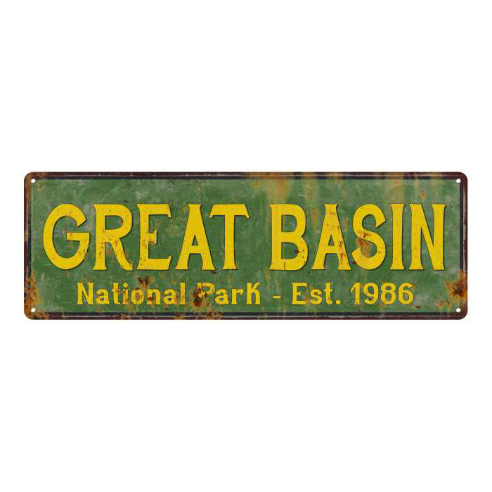 Great Basin National Park Rustic Metal 6x18 Sign Cabin Wall Decor 106180057028