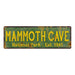 Mammoth Cave National Park Rustic Metal 6x18 Sign Cabin Wall Decor 106180057041