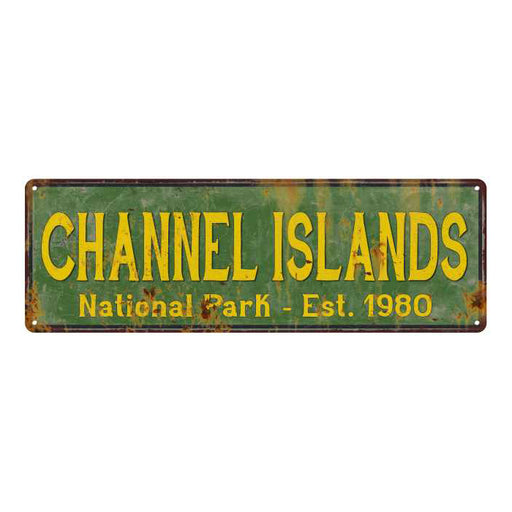 Channel Islands National Park Rustic Metal 6x18 Sign Cabin Decor 106180057047