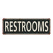 Restrooms Metal Sign Vintage Looking 106180062015