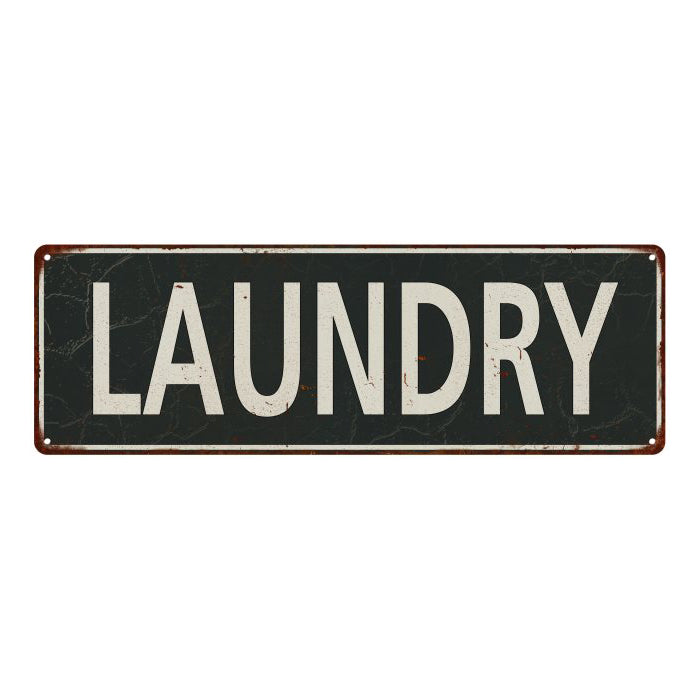 Laundry  Metal Sign Vintage Looking 106180062033