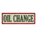 OIL CHANGE Vintage Looking Metal Sign Shop Oil Gas 6x18 Garage 106180064014