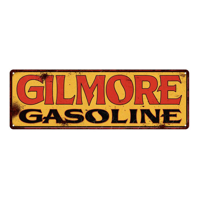 Gilmore Gasoline Vintage Look Reproduction Metal Sign 6x18  61 106180064029