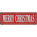 Merry Christmas Holiday Christmas Metal Sign 6x18 106180065015