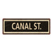 Canal St. Vintage Looking Metal Sign Home Decor 6x18 106180066008