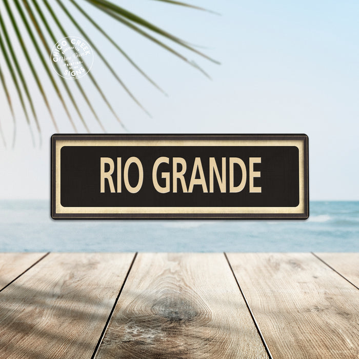 Rio Grande Vintage Looking Metal Sign Home Decor 106180066026