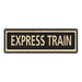Express Train Vintage Looking Metal Sign Home Decor 6x18 106180066030