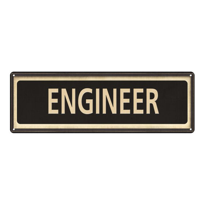 Engineer Vintage Looking Metal Sign Home Decor 6x18 106180066033