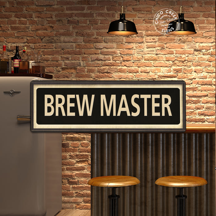 Brew Master Vintage Looking Metal Sign Home Decor 106180066036