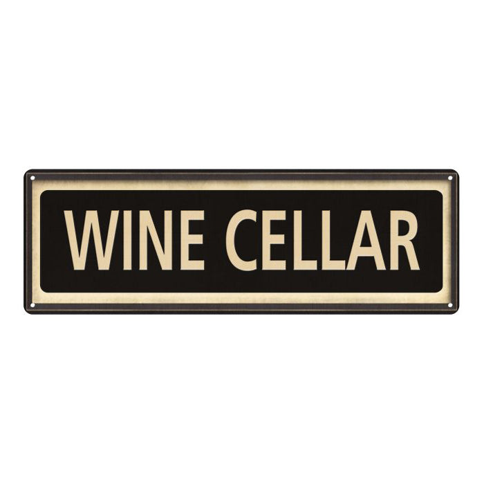 Wine Celler Vintage Looking Metal Sign Home Decor 6x18 106180066038