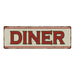 Diner Restaurant Diner Food Vintage Look Metal Sign 6x18 106180068015