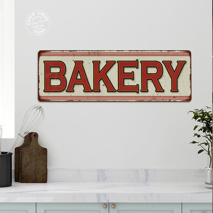 Bakery Sign Vintage Look Metal Sign