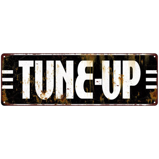 Tune Up Garage Shop Vintage Looking Metal Sign 6x18 106180069019