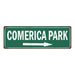 Comerican Park Vintage Look Ballpark Baseball Metal Sign 6x18 106180073004