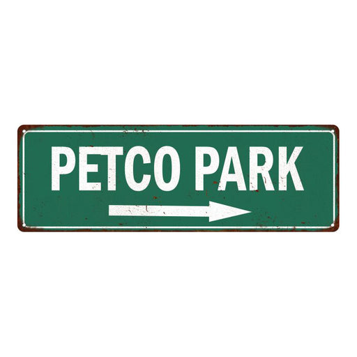 PETCO Park Vintage Look Ballpark Baseball Metal Sign 6x18 106180073006