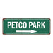 PETCO Park Vintage Look Ballpark Baseball Metal Sign 6x18 106180073006