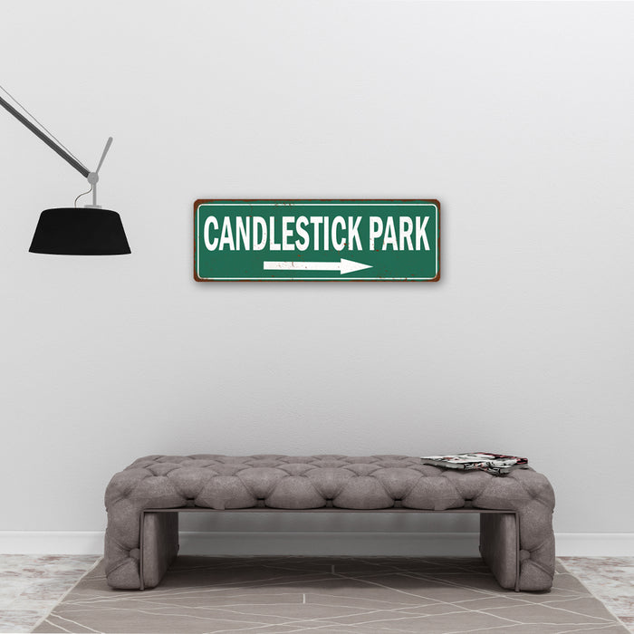 Candlestick Park Vintage Look Ballpark Baseball Metal Sign 6x18 106180073009