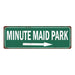 Minute Maid Park Vintage Look Ballpark Baseball Metal Sign 6x18 106180073020