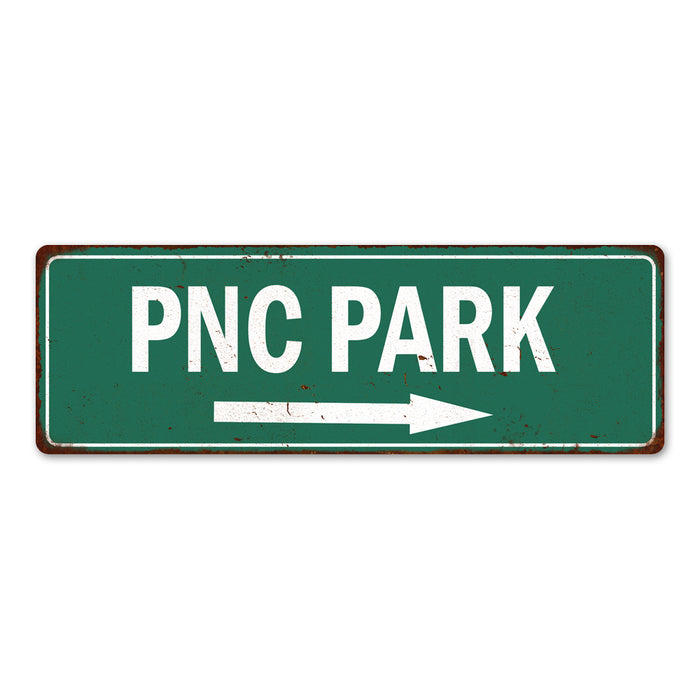 PNC Park Vintage Look Ballpark Baseball Metal Sign 6x18 106180073023