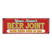 Your Name's Beer Joint Personalized Vintage Metal Sign 6x18 106180077002
