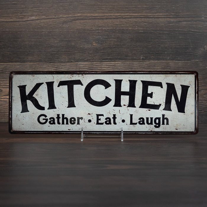 Kitchen Vintage Look Rustic 6x18 Metal Sign Chic Retro 106180091037