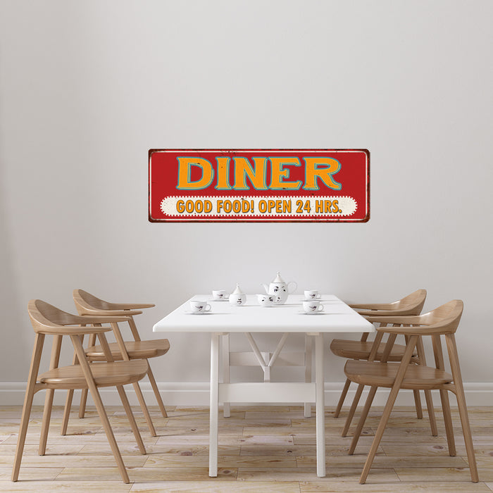 Diner Metal Retro Sign Vintage Signs Restaurant Décor Diner Grill Tin Wall Art Decoration 106180091038