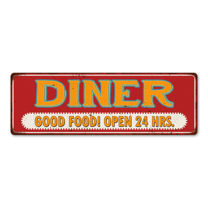 Diner Metal Retro Sign Vintage Signs Restaurant Décor Diner Grill Tin Wall Art Decoration 106180091038