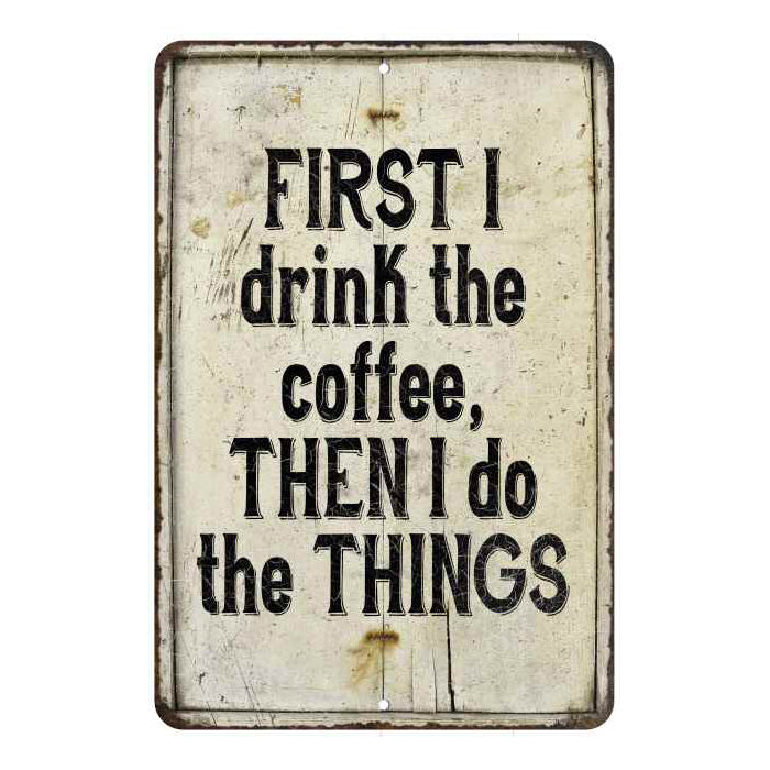 First, I drink the coffee, then Vintage Look Chic Distressed 8x12108120020228