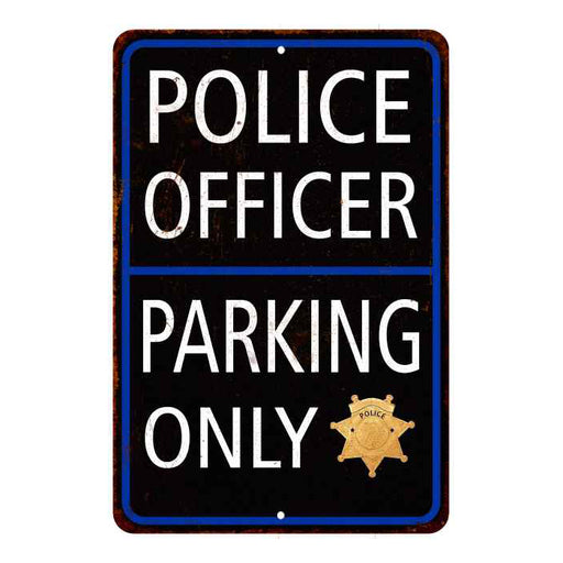 Police Officer Parking Only Military Police 8x12 Metal Sign 108120062002