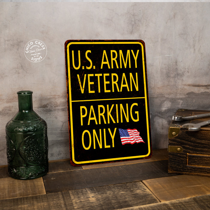 U.S. Army Parking Only Military Police 8x12 Metal Sign 108120062004