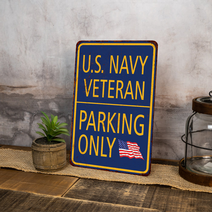 U.S. Navy Parking Only Military Police 8x12 Metal Sign 108120062005
