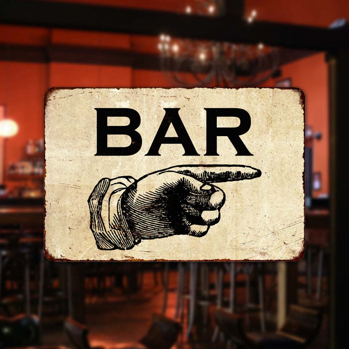Bar to the Right Sign