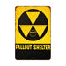 Fallout Shelter Sign Vintage Wall Décor Signs Art Decorations Tin Gift 