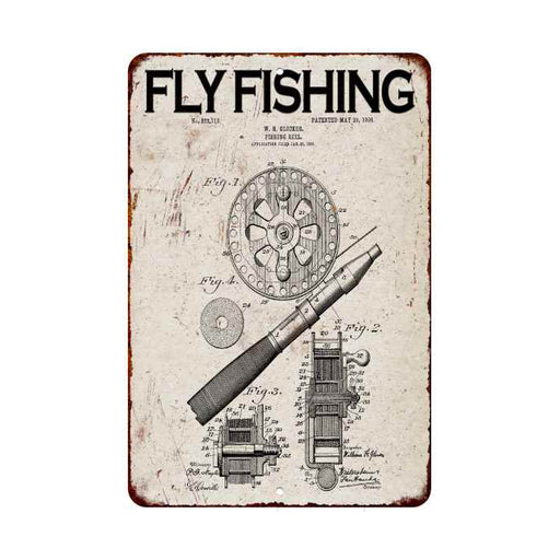 Vintage Fly Fishing Decor