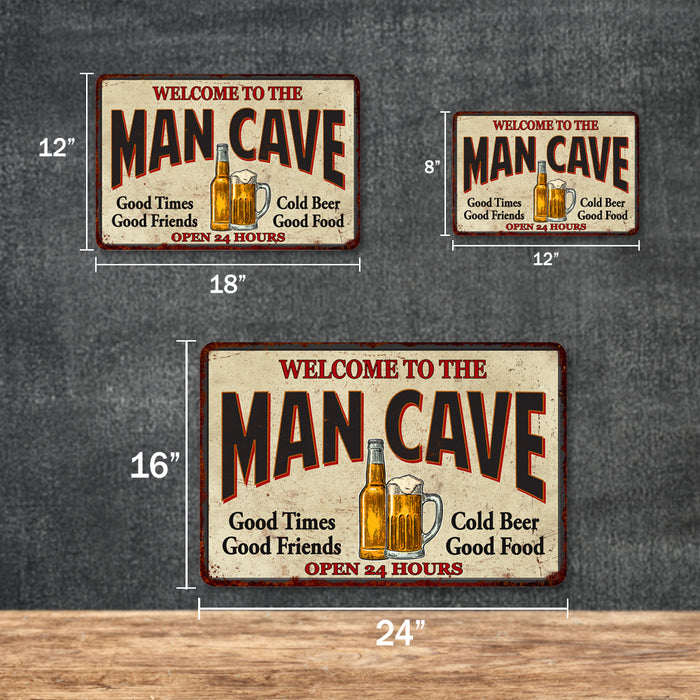 Bar and Grill Beer Pub Décor Man Cave Signs Vintage Looking Reproduction Metal Sign