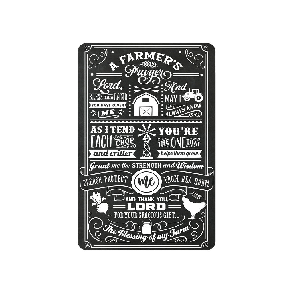 A Farmers Prayer Sign