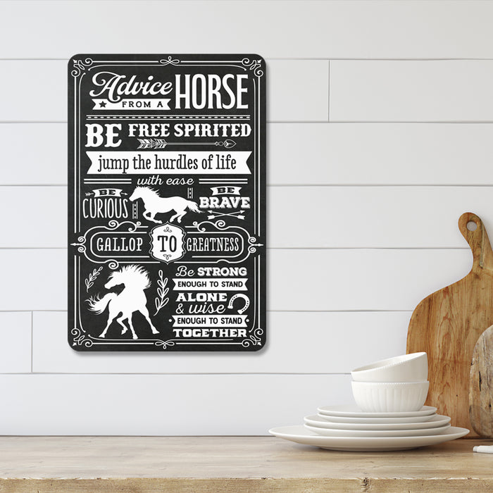 Advice From a Horse Sign