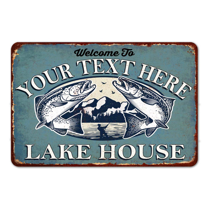 Personalized Lake House Custom Metal Sign 108120078001